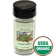 Starwest Botanicals Organic Parsley Leaf Flakes Jar - 0.5 oz