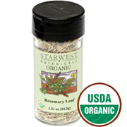 Starwest Botanicals Organic Rosemary Leaf Whole Jar - 1.21 oz