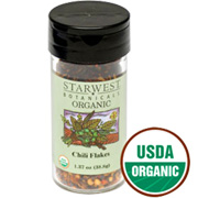 Starwest Botanicals Organic Chili Flakes Red Jar - 1.37 oz