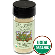 Starwest Botanicals Organic Sage Dalmation Powder Jar - 1.59 oz
