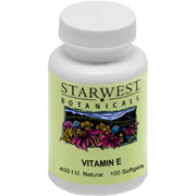 Starwest Botanicals Vitamin E -100 Caps