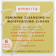 Emerita Feminine Cleanse Wipetravel - 6CT