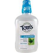 Tom's of Maine Mouthwash Spearmint - Natural Cleansing, 16 oz