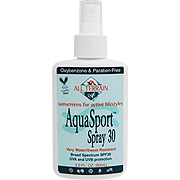 All Terrain AquaSport SPF 30 Sunscreen Spray - Oxybenzone and Paraben Free, 3 oz