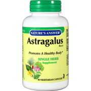 Nature's Answer Astragalus Root - Promotes A Healthy Body, 90 caps