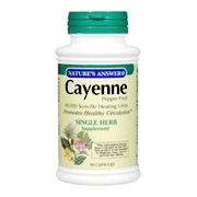 Nature's Answer Cayenne Pepper Fruit - Promotes Healthy Circulation, 90 caps