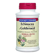 Nature's Answer Echinacea Goldenseal - Strengthens Immune Function, 60 vegicaps
