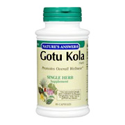 Nature's Answer Gotu Kola Herb - Promotes Overall Wellness, 90 caps