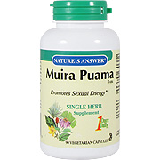 Nature's Answer Muira Puama Bark - Promotes Sexual Energy, 90 caps