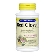 Nature's Answer Red Clover Tops Standardized - Promotes Female Hormonal Balance, 60 vegicaps