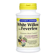 Nature's Answer White Willow With Feverfew Standardized - 60 vegicaps