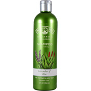 Nature's Gate Organic Lavender & Aloe Shampoo - For Normal To Dry Hair, 12 oz