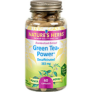 Nature's Herbs Green Tea Power Caffeine Free - 60 caps