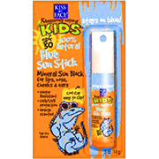 Kiss My Face Kids SPF 30 Sun Stick Blue - For Nose Cheeks & Ears,0.5 oz