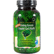 Irwin Naturals Living Green Liquid Gel Multi for Men - Whole Food Concentrates, 90 ct