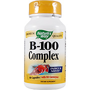 Nature's Way B 100 Complex - Helps Maintain a Healthy Nerve Structure, 60 caps