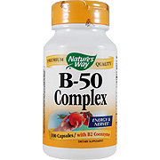 Nature's Way B 50 Complex - Essential To the Conversion of Cellular Energy, 100 caps