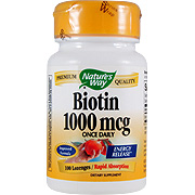 Nature's Way Biotin 1000 mcg - Maintains Normal Energy Production, 100 loz