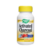 Nature's Way Activated Charcoal 260mg - Supports a Healthy Digestive System, 100 caps