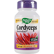 Nature's Way Cordyceps Standardized Extract - Used for Vitality and Endurance, 60 vegicaps