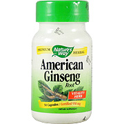 Nature's Way American Ginseng 550mg - Endurance and Vitality, 50 caps