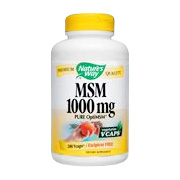 Nature's Way MSM 1000mg - Promotes Proper Joint Function, 200 vegicaps