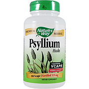 Nature's Way Psyllium Husks 180 vcaps - Herbal Laxative, 180 vcaps