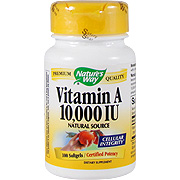 Nature's Way Vit A 10,000 IU - Helps Maintain Healthy Vision, 100 softgels