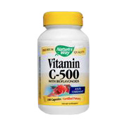 Nature's Way Vit C 500 With Bioflavonoids - Helps Strengthen Collagen, 100 caps