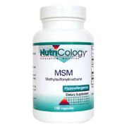 Nutricology MSM 500mg - Supports Connective Tissue Growth, 150 caps