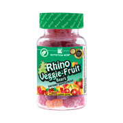 Nutrition Now Rhino Veggie Fruit Bears - 60 chews