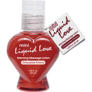 Pipedream Products Mini Liquid Love Warming Massage Lotion Chocolate Cherry - 1.25 oz