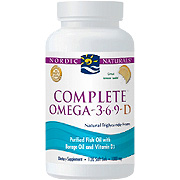 Nordic Naturals Complete Omega 3.6.9 D Lemon - Promotes a Healthy Immune System, 120 ct