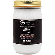 Dr. Bronner's Magic Soaps Virgin Coconut Oil Whole Kernel - Fresh Pressed, 14 oz