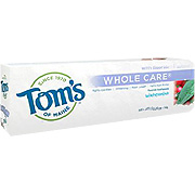 Tom's of Maine Whole Care w/Fluoride Toothpaste Wintermint - Helps Fight Cavities, 5.2 oz