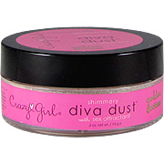 Classic Erotica Crazy Girl Wanna Be Sparkling Diva Dust Golden Goddess - Give Skin A Sensual Sparkle Glow, 0.5 oz