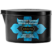 Kama Sutra Massage Candle Deep Ocean - For A Sensual Smooth Massage, 6.5 oz
