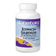 Planetary Herbals Echinacea Goldenseal With Olive Leaf - 60 tabs