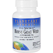 Planetary Herbals Full Spectrum Horny Goat Weed 600mg - 90 tabs