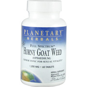 Planetary Herbals Full Spectrum Horny Goat Weed 1200mg - 60 tabs