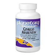 Planetary Herbals Ginkgo Awareness - 120 tabs