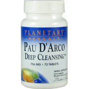 Planetary Herbals Pau DArco Deep Cleansing 756 mg - 72 tabs