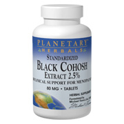 Planetary Herbals Standardized Black Cohosh Extract 2.5 - 45 tabs