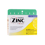 Quantum Cold Season Thera Zinc Lozenges - Lemon, 24 loz