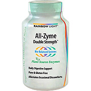 Rainbow Light All Zyme Double Strength - Complete Digestive Support, 60 vegicaps