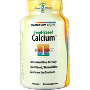 Rainbow Light Food Based Calcium 500mg - Convenient One-Per-Day, 90 tabs