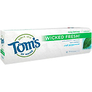 Tom's of Maine Cool Peppermint Wicked Fresh Toothpaste - Long Lasting, 5.2 oz