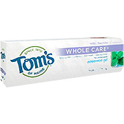 Tom's of Maine Toothpaste AntiCavity Whitening Fluoride Gel Peppermint - with Fluoride, 5.5 oz