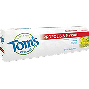 TOM'S OF MAINE Toothpaste Prop/Myrrh Fennel - Fluoride Free, 6 oz