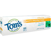 Tom's of Maine Toothpaste Baking Soda Fluoride Peppermint - Helps Fight Cavities, 6 oz
